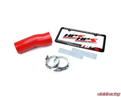 HPS Performance Products Red Silicone Air Intake Hose Post MAF for Honda Civic 2016-2019 - 57-1595-RED