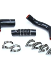 HPS Black OEM Replacement Silicone Intercooler Turbo Hose Kit Honda Civic 2016-2019                                     - 57-1599-BLK - Image 4