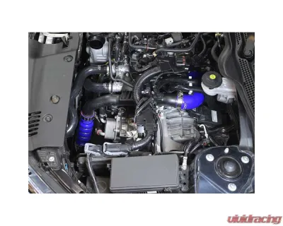 HPS Black OEM Replacement Silicone Intercooler Turbo Hose Kit Honda Civic 2016-2019 - 57-1599-BLK