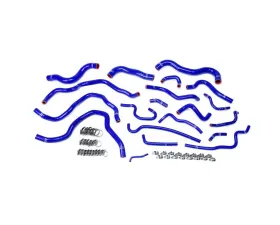 HPS Blue Reinforced Silicone Radiator Heater Coolant Hose Kit for Honda 16-19 Civic 2.0L Non Turbo