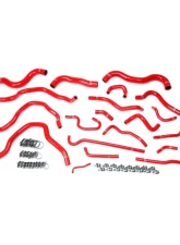 HPS Red Reinforced Silicone Radiator Heater Coolant Hose Kit for Honda 16-19 Civic 2.0L Non Turbo                                     - 57-1607-RED - Image 2