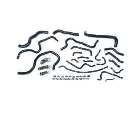 HPS Black Silicone OEM Replacement Radiator Hose includes Heater Hose Kit Coolant Honda Civic 2016-2019