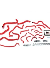 HPS Performance Products Red Silicone Radiator and Heater Hose Kit for Honda Civic 2016-2019                                     - 57-1608-RED - Image 2