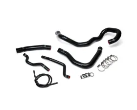 HPS Black Reinforced Silicone Radiator + Heater Hose Kit for Mitsubishi 08-17 Lancer 2.0L 2.4L DE ES GTS