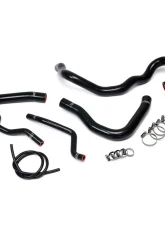 HPS Black Reinforced Silicone Radiator + Heater Hose Kit for Mitsubishi 08-17 Lancer 2.0L 2.4L DE ES GTS                                     - 57-1609-BLK - Image 3