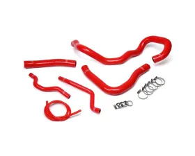 HPS Red Reinforced Silicone Radiator + Heater Hose Kit for Mitsubishi 08-17 Lancer 2.0L 2.4L DE ES GTS