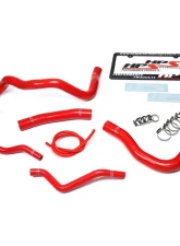 HPS Red Reinforced Silicone Radiator + Heater Hose Kit for Mitsubishi 08-17 Lancer 2.0L 2.4L DE ES GTS                                     - 57-1609-RED - Image 3