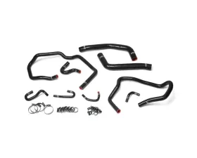 HPS Reinforced Black Silicone Radiator + Heater Hose Kit Coolant for Toyota 10-14 FJ Cruiser 4.0L V6