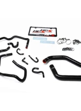 HPS Reinforced Black Silicone Radiator + Heater Hose Kit Coolant for Toyota 10-14 FJ Cruiser 4.0L V6                                     - 57-1611-BLK - Image 2
