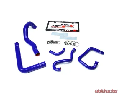 HPS Performance Products Blue Reinforced Silicone Radiator & Heater Hose Kit for 93-98 Toyota Supra MK4 2JZ Turbo - 57-1613-BLUE