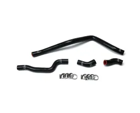 HPS Black Reinforced Silicone Radiator Hose 4pcs Complete Kit for Yamaha 01-05 YFM660 Raptor