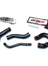 HPS Black Reinforced Silicone Intercooler Hose Kit for Hyundai 13-17 Veloster 1.6L Turbo                                     - 57-1629-BLK - Image 4