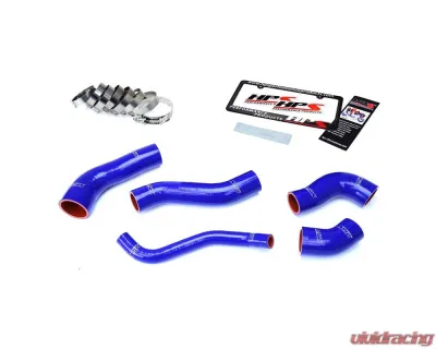 HPS Performance Products Blue 4-Ply Silicone Intercooler Hose Kit for 2013-2017 Hyundai Veloster 1.6L Turbo - 57-1629-BLUE