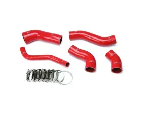 HPS Performance Products Red Silicone Intercooler Hose Kit for 2013-2017 Hyundai Veloster 1.6L Turbo