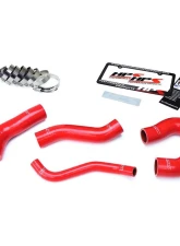 HPS Performance Products Red Silicone Intercooler Hose Kit for 2013-2017 Hyundai Veloster 1.6L Turbo                                     - 57-1629-RED - Image 3