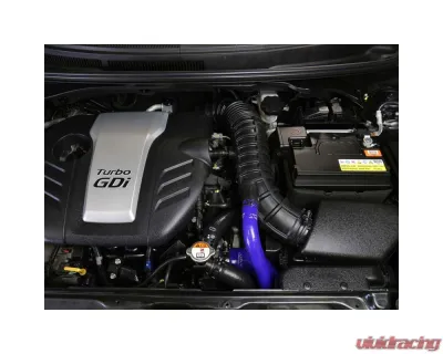 HPS Black Reinforced Silicone Intercooler Hose Kit for Hyundai 13-17 Veloster 1.6L Turbo - 57-1629-BLK