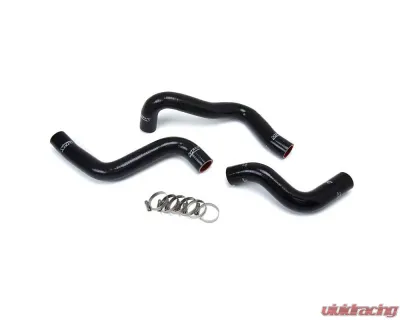 HPS Black Reinforced Silicone Radiator Hose Kit (3pcs Set) Coolant for Mazda 04-11 RX8 - 57-1634-BLK