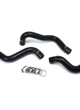 HPS Black Reinforced Silicone Radiator Hose Kit (3pcs Set) Coolant for Mazda 04-11 RX8                                     - 57-1634-BLK - Image 2