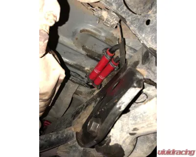 HPS Red Silicone OEM Replacement Rear Heater Coolant Hose Kit Lexus LX450 FJ80 1996-1997 - 57-1638-RED