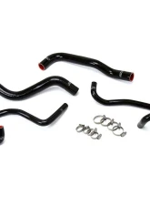 HPS Black Reinforced Silicone Radiator + Heater Hose Kit for Toyota 05-18 Tacoma 2.7L 4Cyl                                     - 57-1640-BLK - Image 2