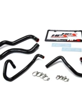 HPS Black Reinforced Silicone Radiator + Heater Hose Kit for Toyota 05-18 Tacoma 2.7L 4Cyl                                     - 57-1640-BLK - Image 2