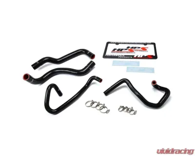 HPS Black Reinforced Silicone Radiator + Heater Hose Kit for Toyota 05-18 Tacoma 2.7L 4Cyl - 57-1640-BLK