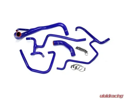 HPS Blue Reinforced Silicone Radiator + Heater Hose Kit Coolant for Dodge 11-18 Charger 5.7L V8 Pursuit - 57-1646-BLUE