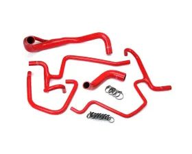 HPS Red Reinforced Silicone Radiator + Heater Hose Kit Coolant for Dodge 11-18 Charger 5.7L V8 Pursuit
