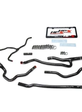 HPS Performance Products Black Reinforced Silicone Heater Hose Kit for 2016-2017 Chevy Camaro SS 6.2L V8                                     - 57-1660-BLK - Image 2