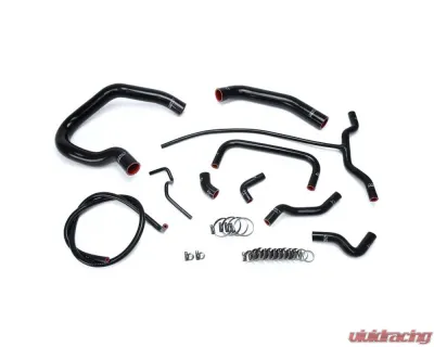 HPS Reinforced Black Silicone Radiator + Heater Hose Kit Coolant for Ford 04-11 Ranger 4.0L V6 - 57-1661-BLK