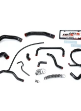 HPS Reinforced Black Silicone Radiator + Heater Hose Kit Coolant for Ford 04-11 Ranger 4.0L V6                                     - 57-1661-BLK - Image 2