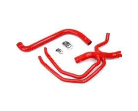 HPS Red Reinforced Silicone Radiator Hose Kit Coolant for Ford 99-03 F150 Lightning 5.4L V8
