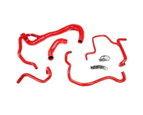 HPS Red Silicone Radiator Heater Coolant Hose Kit Dodge Challenger 2015-2018