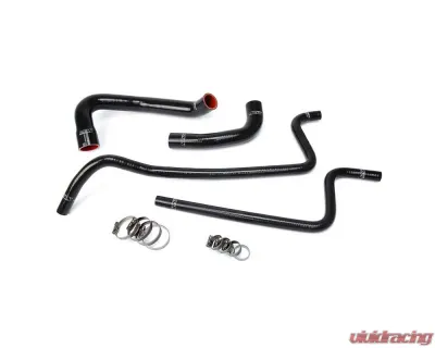 HPS Black Reinforced Silicone Radiator + Heater Hose Kit for Jeep 00-01 Wrangler TJ 4.0L Left Hand Drive - 57-1689-BLK