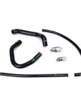 HPS Black Reinforced Silicone Radiator + Heater Hose Kit for Jeep 93-98 Grand Cherokee 4.0L I6 Left Hand Drive                                     - 57-1690-BLK - Image 2