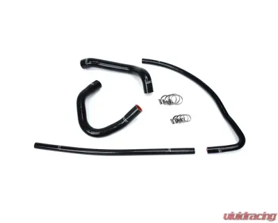 HPS Black Reinforced Silicone Radiator + Heater Hose Kit for Jeep 93-98 Grand Cherokee 4.0L I6 Left Hand Drive - 57-1690-BLK