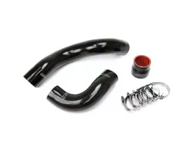 HPS Performance Products Reinforced Silicone Intercooler Hose Kit Black for Honda Civic Type R 2018-2021