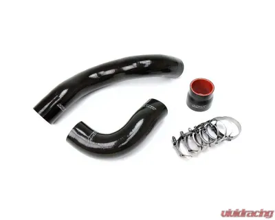 HPS Performance Products Reinforced Silicone Intercooler Hose Kit Black for Honda Civic Type R 2018-2021 - 57-1697-BLK