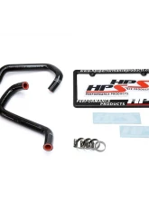 HPS Performance Products Black Silicone Heater Hose Kit for 2011-2015 Toyota Tundra 4.0L V6                                     - 57-1701-BLK - Image 2