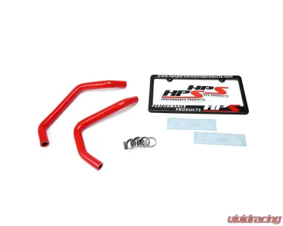HPS Performance Products Red Reinforced Silicone Heater Hose Kit for 2007-2011 Toyota Tundra 5.7L V8 - 57-1702-RED