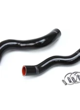 HPS Black Silicone OEM Replacement Radiator Coolant Hose Kit Jeep Grand Cherokee WK1 2006-2009                                     - 57-1703-BLK - Image 2