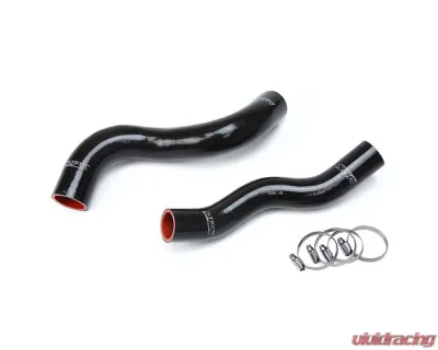 HPS Black Silicone OEM Replacement Radiator Coolant Hose Kit Jeep Grand Cherokee WK1 2006-2009 - 57-1703-BLK