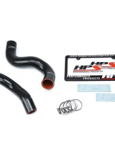 HPS Black Silicone OEM Replacement Radiator Coolant Hose Kit Jeep Grand Cherokee WK1 2006-2009                                     - 57-1703-BLK - Image 2