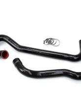 HPS Black Silicone OEM Replacement Radiator Coolant Hose Kit Jeep Grand Cherokee WK1 2005-2010                                     - 57-1704-BLK - Image 2