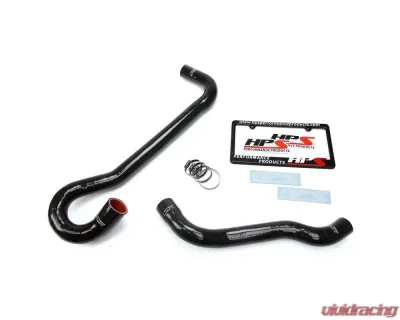 HPS Black Silicone OEM Replacement Radiator Coolant Hose Kit Jeep Grand Cherokee WK1 2005-2010 - 57-1704-BLK