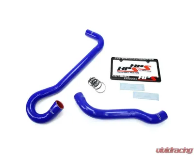 HPS Blue Silicone OEM Replacement Radiator Coolant Hose Kit Jeep Grand Cherokee WK1 2005-2010 - 57-1704-BLUE