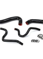 HPS Black Reinforced Silicone Radiator + Heater Hose Kit for Subaru 2002 Impreza 2.5L Non Turbo Left Hand Drive                                     - 57-1731-BLK - Image 2