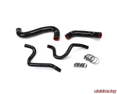HPS Black Reinforced Silicone Radiator + Heater Hose Kit for Subaru 2002 Impreza 2.5L Non Turbo Left Hand Drive - 57-1731-BLK