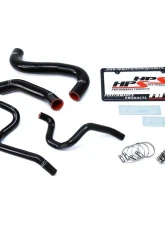 HPS Black Reinforced Silicone Radiator + Heater Hose Kit for Subaru 2002 Impreza 2.5L Non Turbo Left Hand Drive                                     - 57-1731-BLK - Image 2