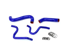 HPS Blue Reinforced Silicone Radiator + Heater Hose Kit for Subaru 2002 Impreza 2.5L Non Turbo Left Hand Drive